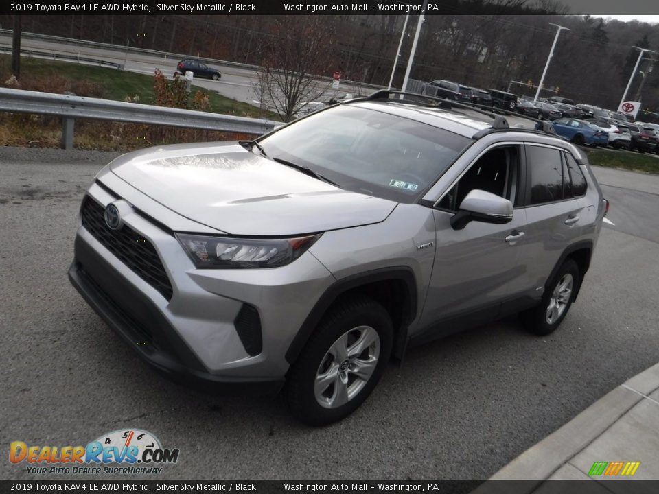 2019 Toyota RAV4 LE AWD Hybrid Silver Sky Metallic / Black Photo #13