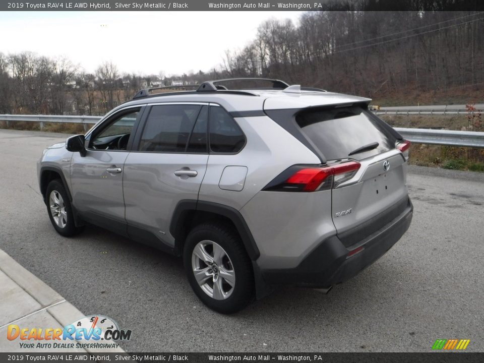 2019 Toyota RAV4 LE AWD Hybrid Silver Sky Metallic / Black Photo #15