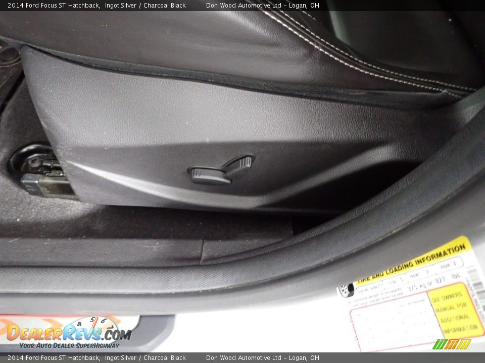 2014 Ford Focus ST Hatchback Ingot Silver / Charcoal Black Photo #16