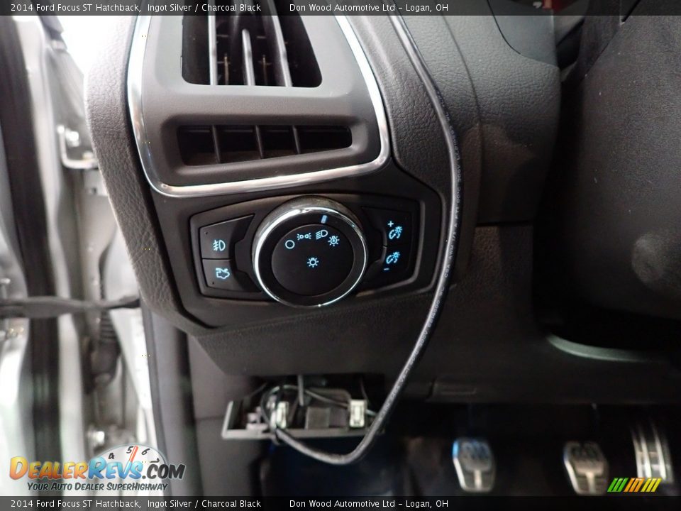 2014 Ford Focus ST Hatchback Ingot Silver / Charcoal Black Photo #18