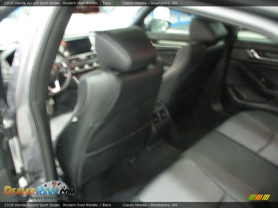 2018 Honda Accord Sport Sedan Modern Steel Metallic / Black Photo #24