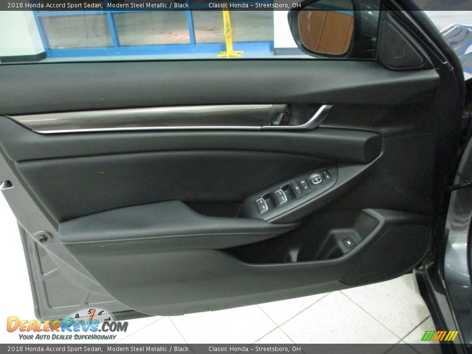 2018 Honda Accord Sport Sedan Modern Steel Metallic / Black Photo #26