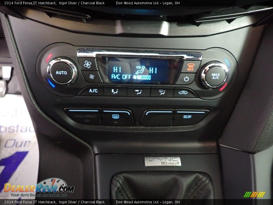 2014 Ford Focus ST Hatchback Ingot Silver / Charcoal Black Photo #22