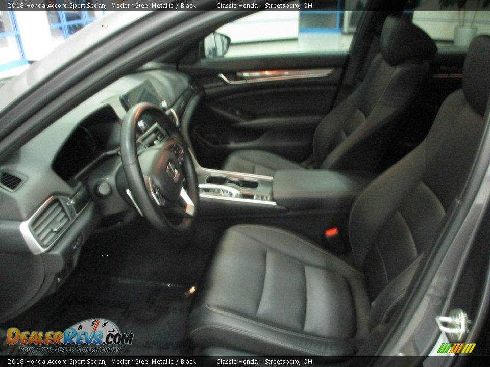 2018 Honda Accord Sport Sedan Modern Steel Metallic / Black Photo #28