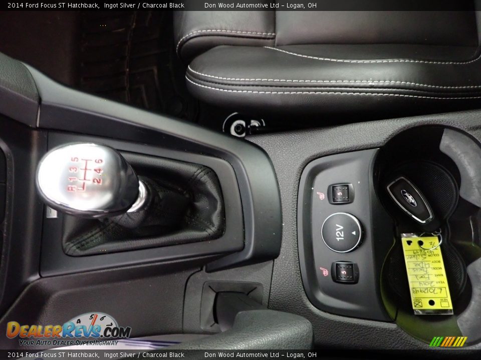 2014 Ford Focus ST Hatchback Ingot Silver / Charcoal Black Photo #23