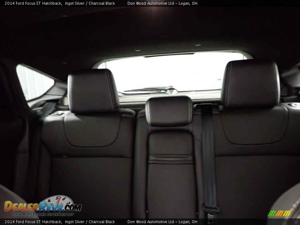2014 Ford Focus ST Hatchback Ingot Silver / Charcoal Black Photo #24