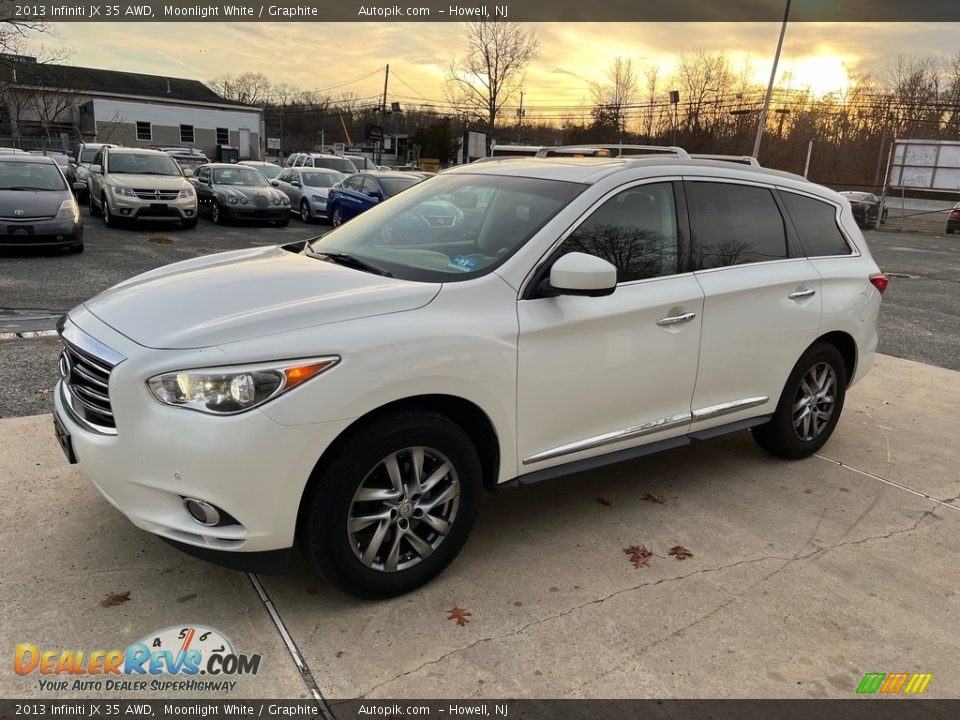 2013 Infiniti JX 35 AWD Moonlight White / Graphite Photo #2