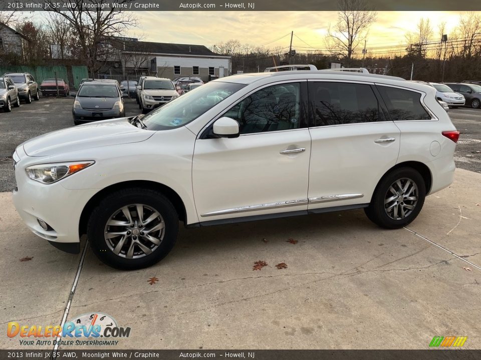 2013 Infiniti JX 35 AWD Moonlight White / Graphite Photo #3