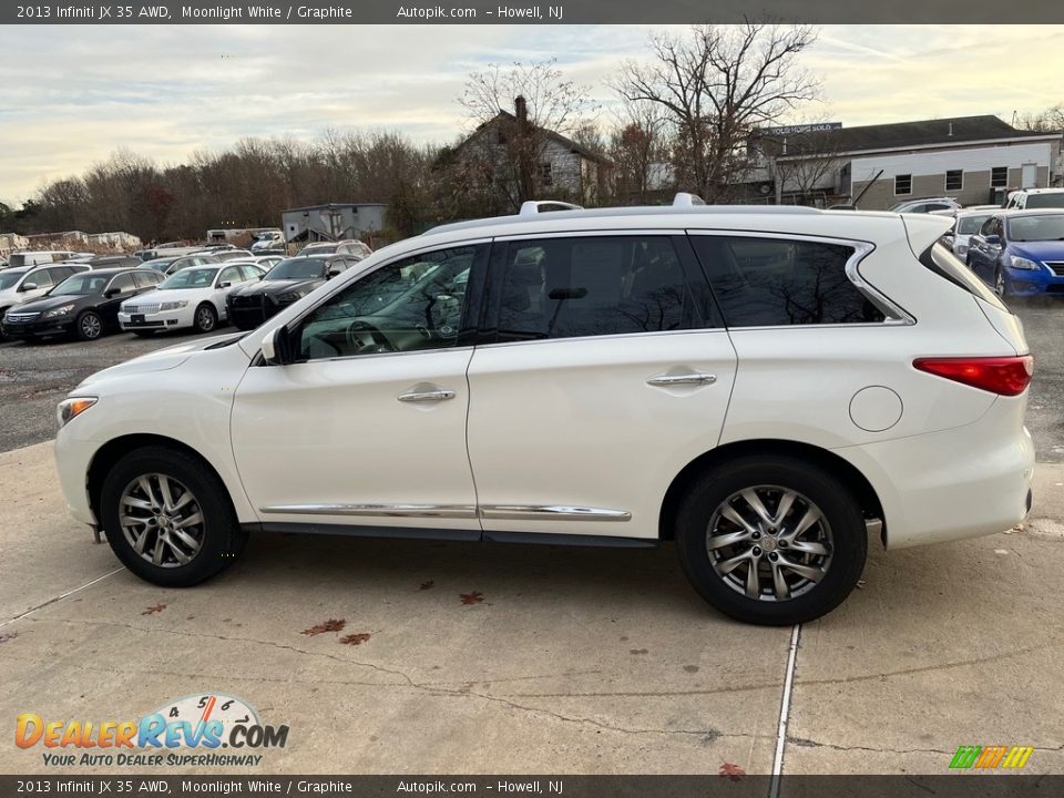 2013 Infiniti JX 35 AWD Moonlight White / Graphite Photo #4