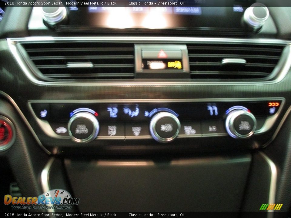 2018 Honda Accord Sport Sedan Modern Steel Metallic / Black Photo #35