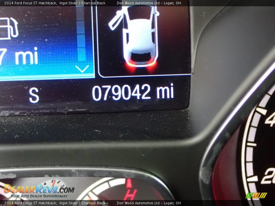 2014 Ford Focus ST Hatchback Ingot Silver / Charcoal Black Photo #32