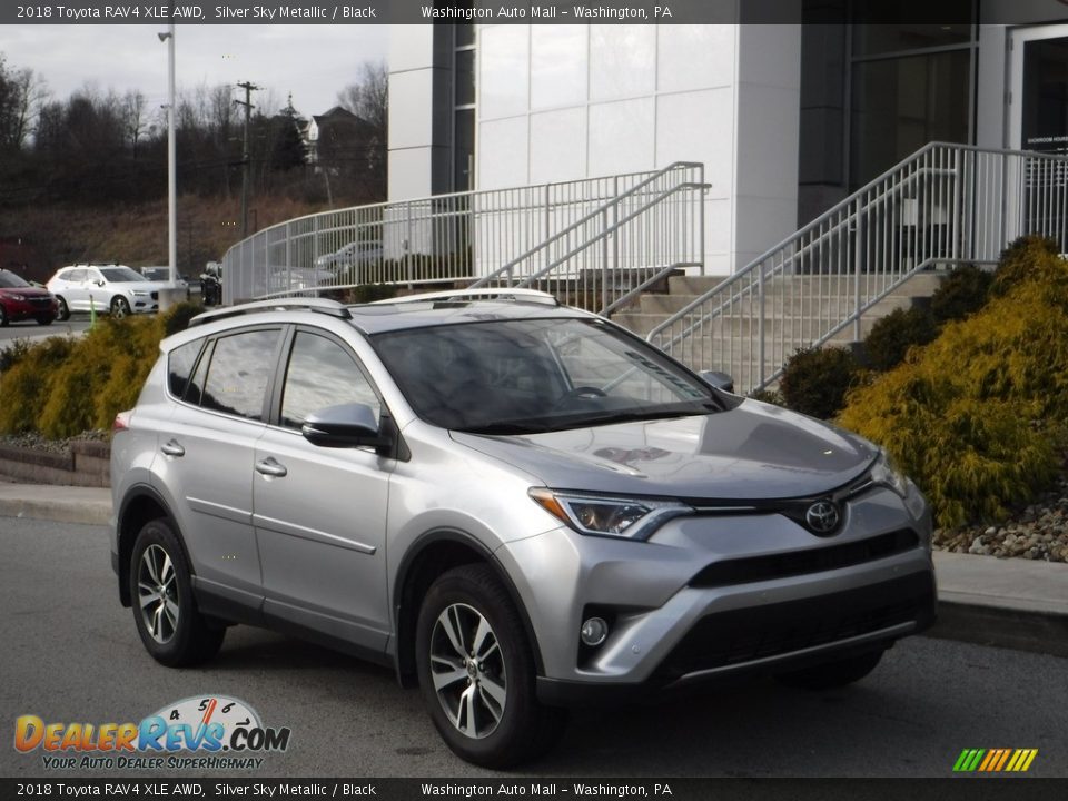 2018 Toyota RAV4 XLE AWD Silver Sky Metallic / Black Photo #1