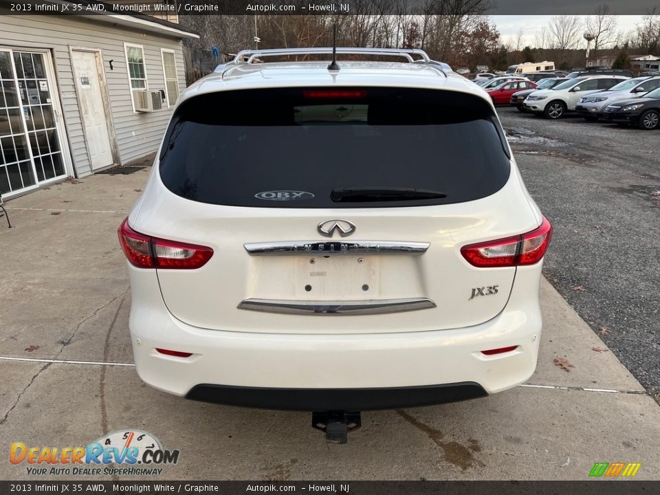 2013 Infiniti JX 35 AWD Moonlight White / Graphite Photo #7