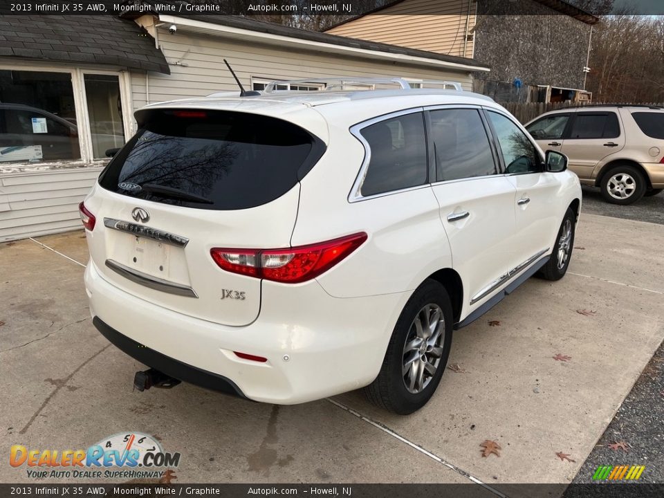 2013 Infiniti JX 35 AWD Moonlight White / Graphite Photo #8