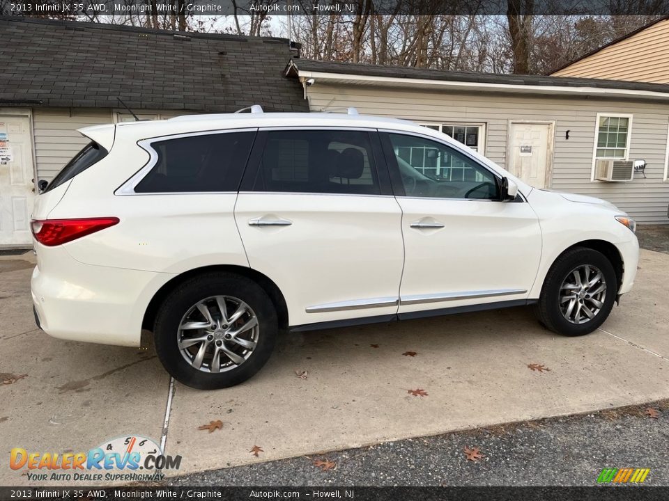 2013 Infiniti JX 35 AWD Moonlight White / Graphite Photo #9