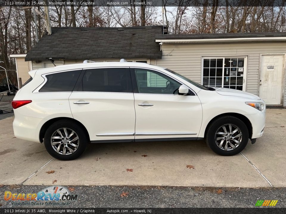 2013 Infiniti JX 35 AWD Moonlight White / Graphite Photo #10