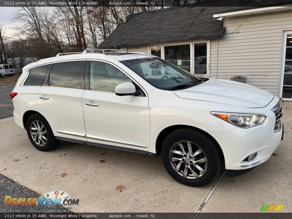 2013 Infiniti JX 35 AWD Moonlight White / Graphite Photo #11