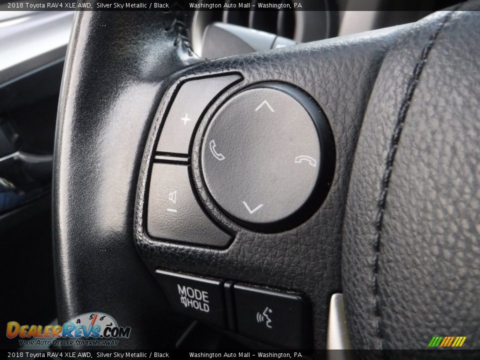 2018 Toyota RAV4 XLE AWD Silver Sky Metallic / Black Photo #8