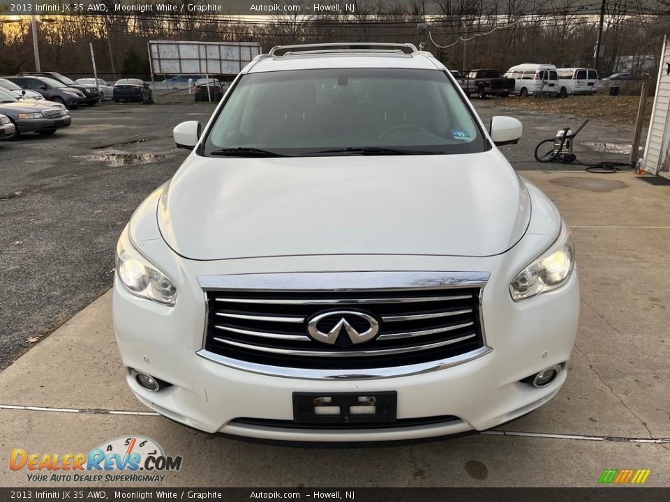 2013 Infiniti JX 35 AWD Moonlight White / Graphite Photo #13