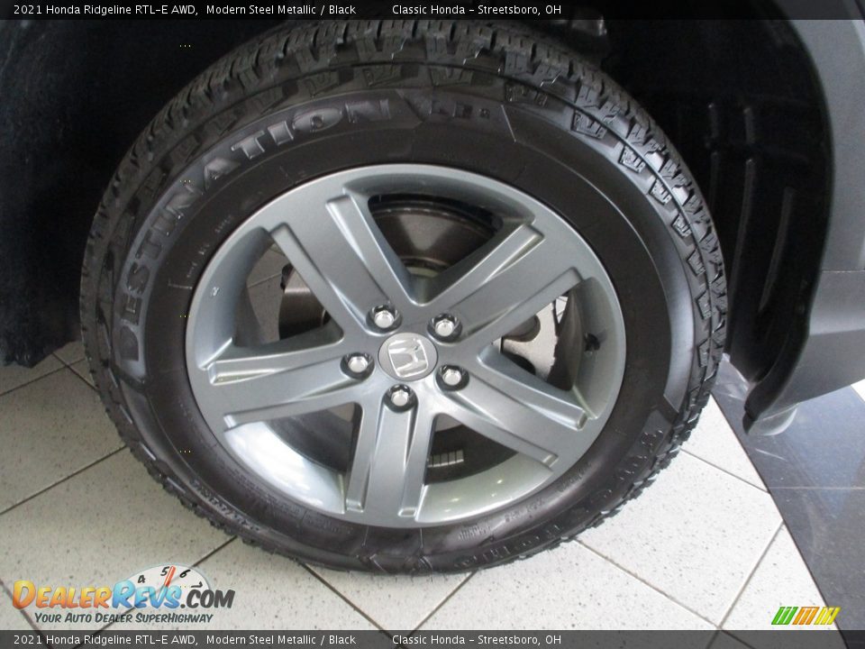 2021 Honda Ridgeline RTL-E AWD Modern Steel Metallic / Black Photo #5