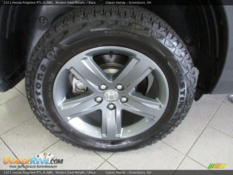 2021 Honda Ridgeline RTL-E AWD Modern Steel Metallic / Black Photo #6