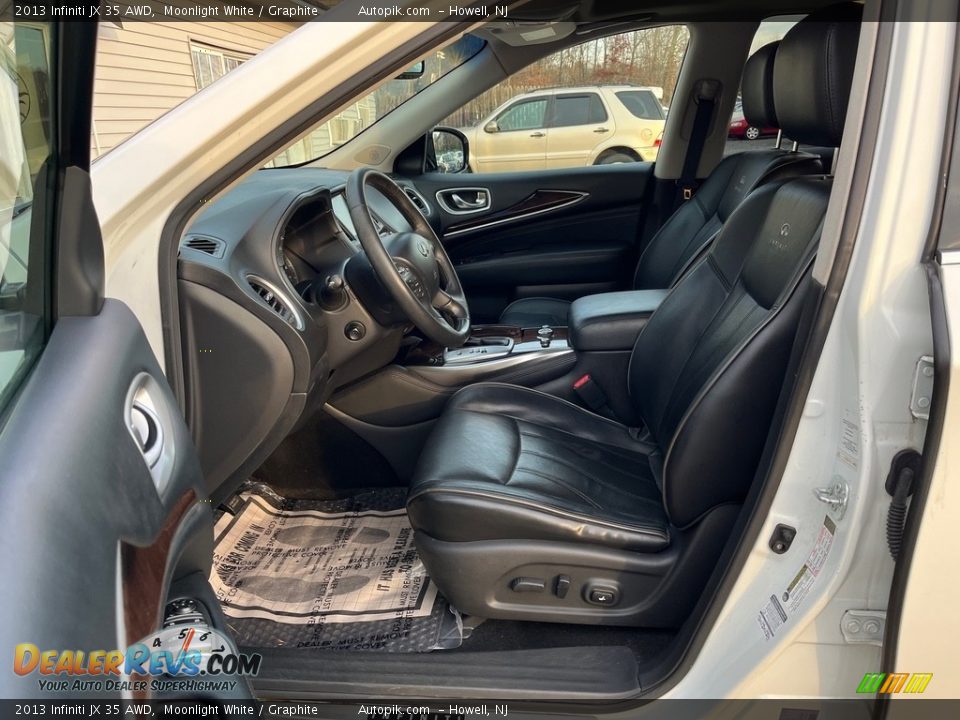 2013 Infiniti JX 35 AWD Moonlight White / Graphite Photo #14