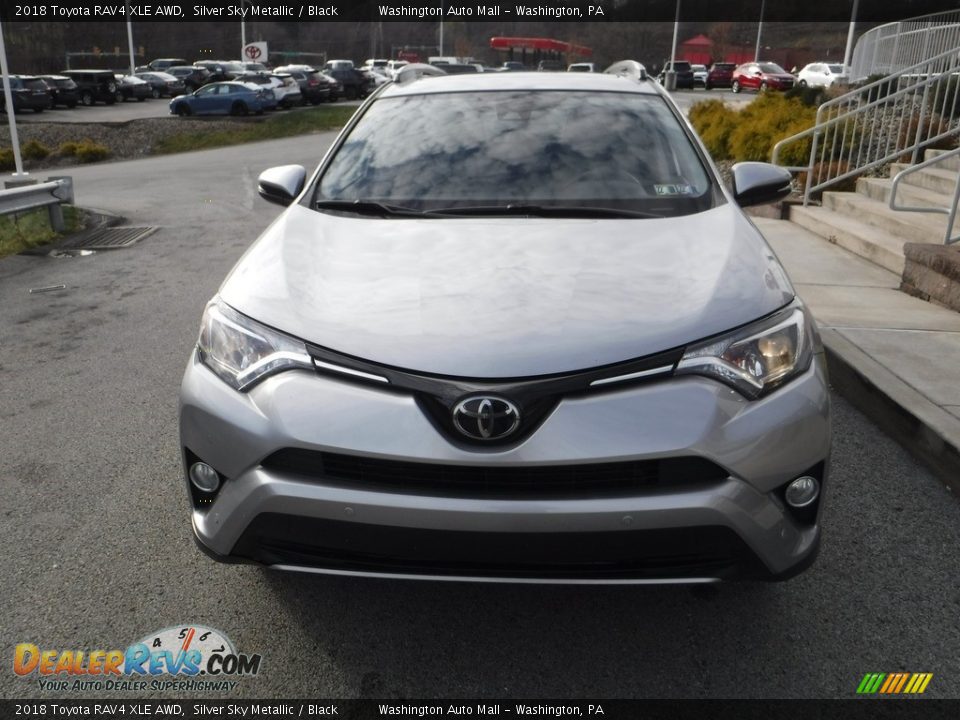 2018 Toyota RAV4 XLE AWD Silver Sky Metallic / Black Photo #10