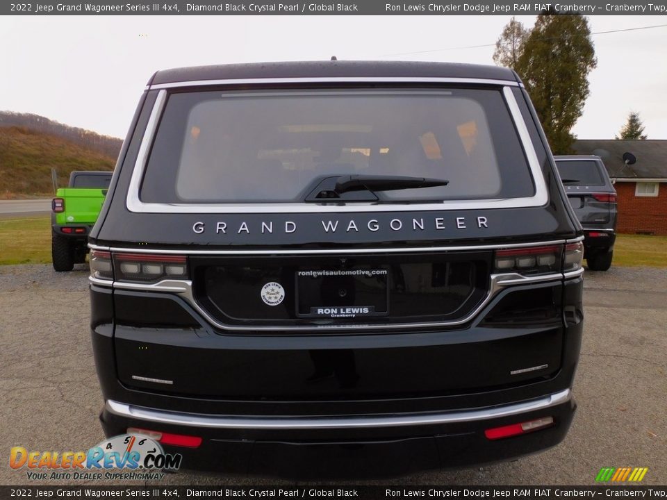 2022 Jeep Grand Wagoneer Series III 4x4 Diamond Black Crystal Pearl / Global Black Photo #6