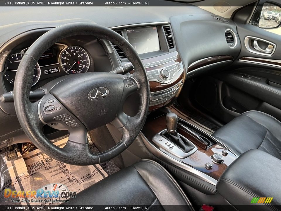 2013 Infiniti JX 35 AWD Moonlight White / Graphite Photo #16