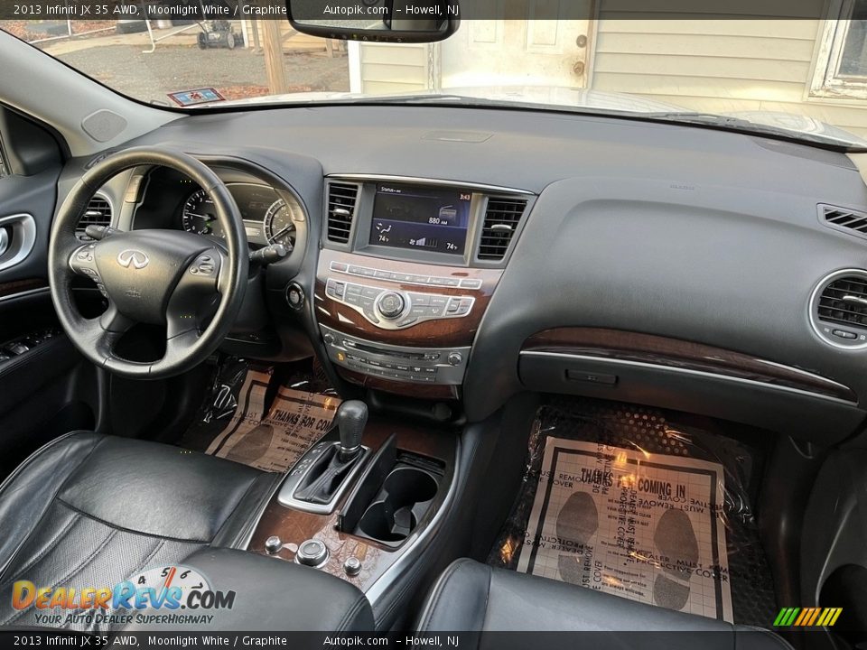 2013 Infiniti JX 35 AWD Moonlight White / Graphite Photo #21