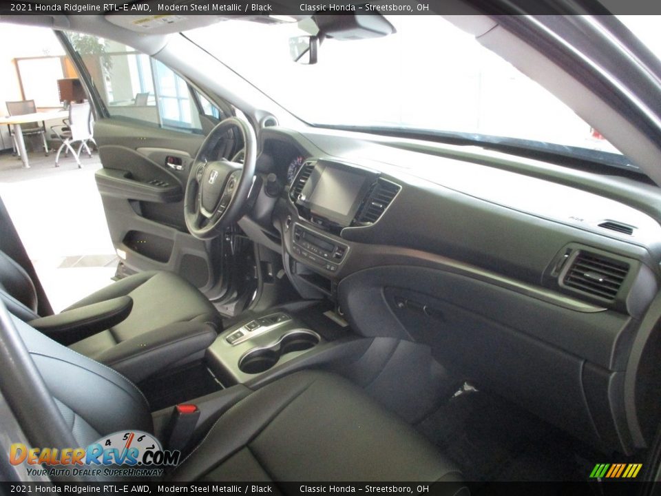 2021 Honda Ridgeline RTL-E AWD Modern Steel Metallic / Black Photo #15