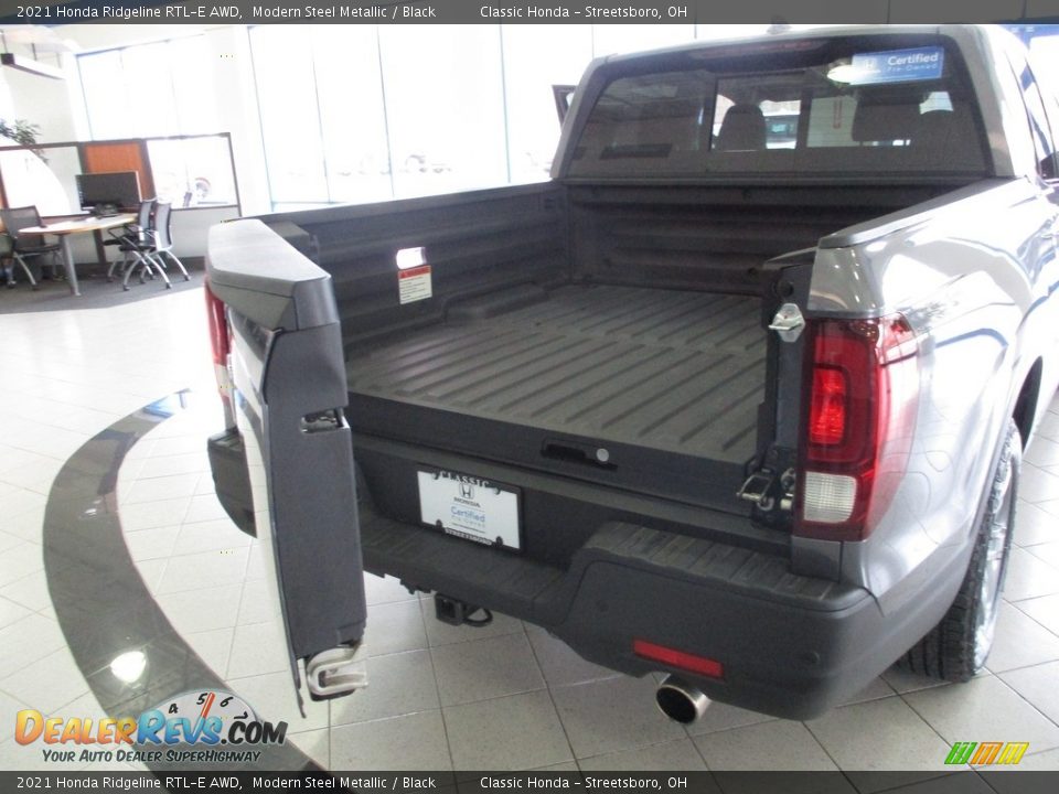2021 Honda Ridgeline RTL-E AWD Modern Steel Metallic / Black Photo #23