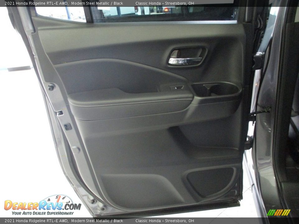 2021 Honda Ridgeline RTL-E AWD Modern Steel Metallic / Black Photo #25