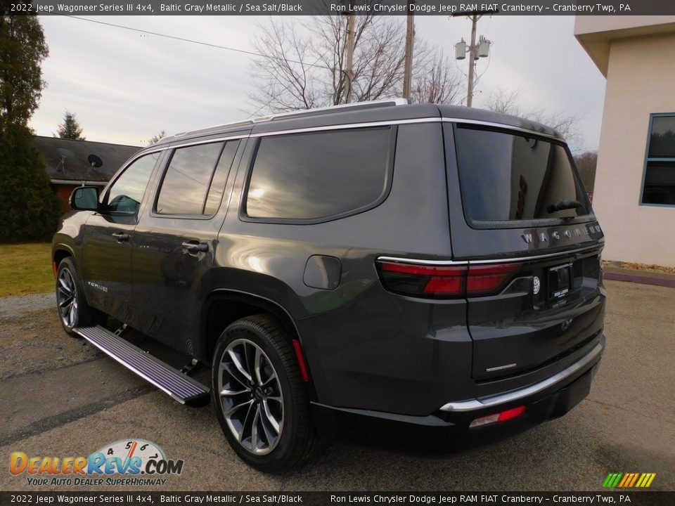 2022 Jeep Wagoneer Series III 4x4 Baltic Gray Metallic / Sea Salt/Black Photo #7