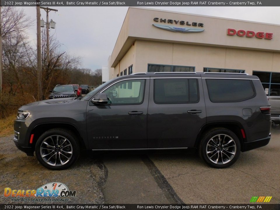 2022 Jeep Wagoneer Series III 4x4 Baltic Gray Metallic / Sea Salt/Black Photo #8