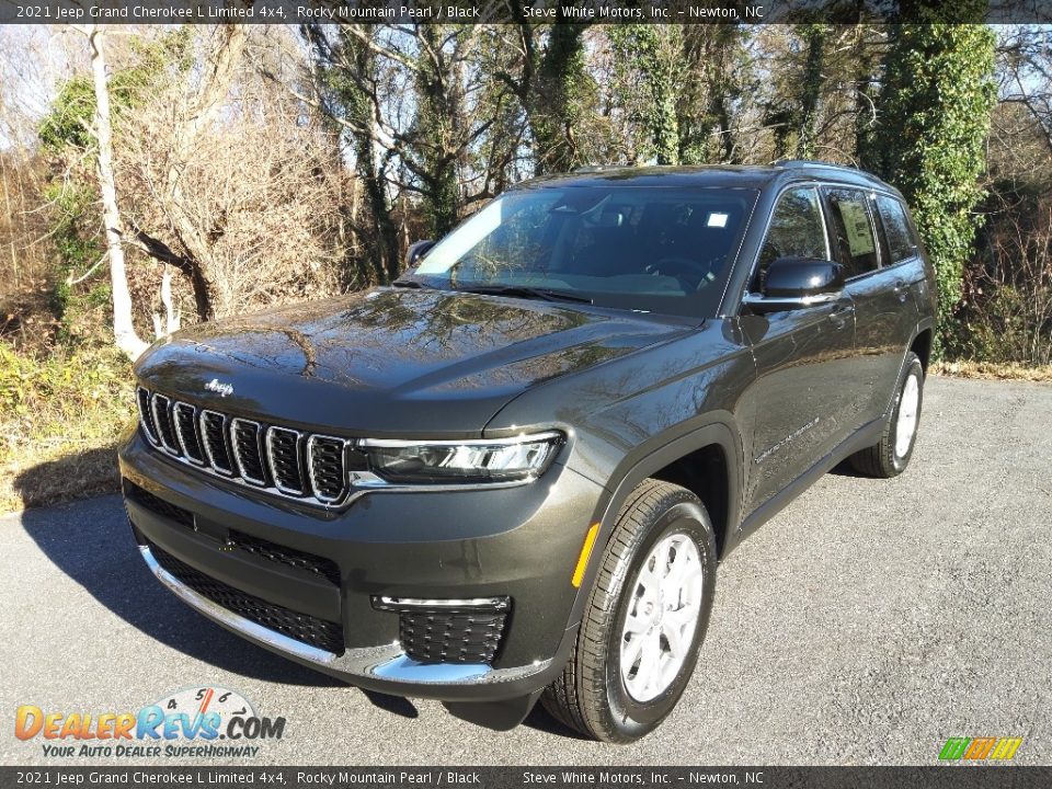 2021 Jeep Grand Cherokee L Limited 4x4 Rocky Mountain Pearl / Black Photo #2