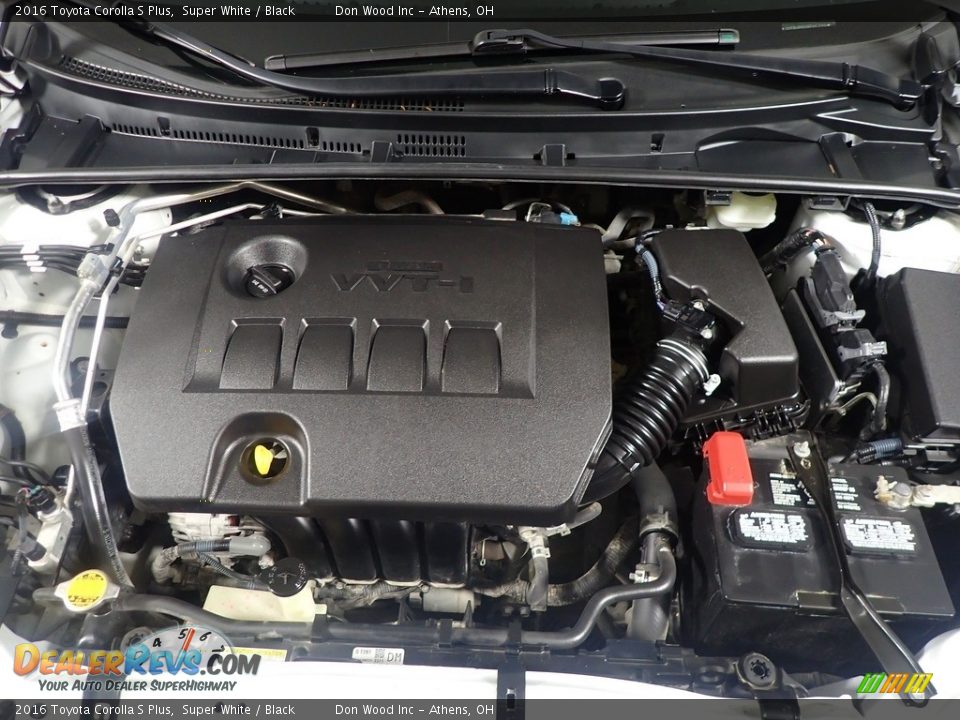 2016 Toyota Corolla S Plus Super White / Black Photo #7