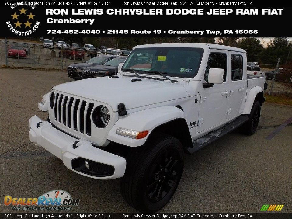 2021 Jeep Gladiator High Altitude 4x4 Bright White / Black Photo #1