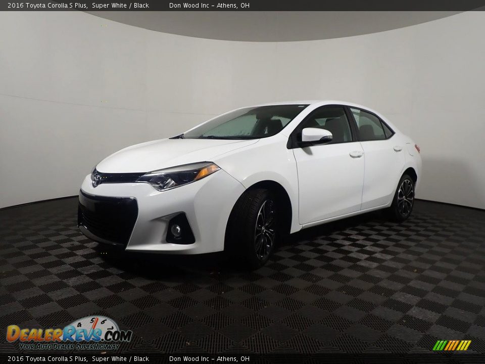 2016 Toyota Corolla S Plus Super White / Black Photo #8