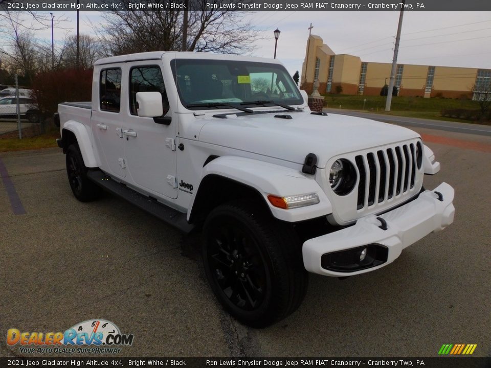 2021 Jeep Gladiator High Altitude 4x4 Bright White / Black Photo #3