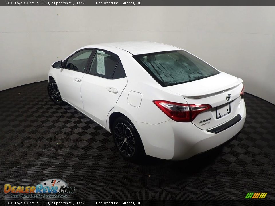2016 Toyota Corolla S Plus Super White / Black Photo #12