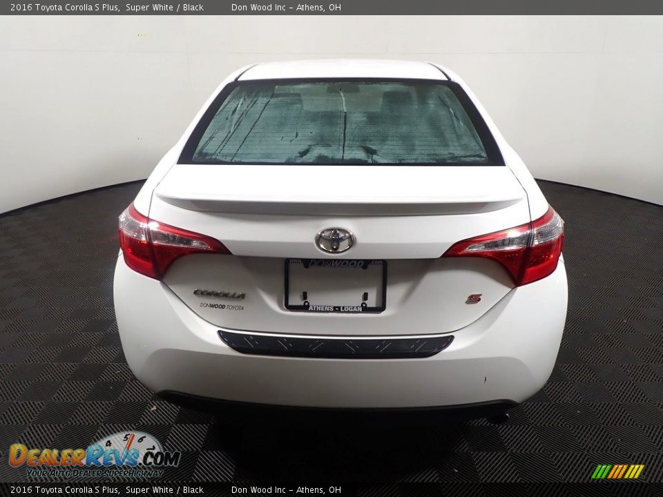 2016 Toyota Corolla S Plus Super White / Black Photo #13