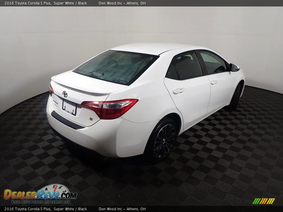 2016 Toyota Corolla S Plus Super White / Black Photo #17