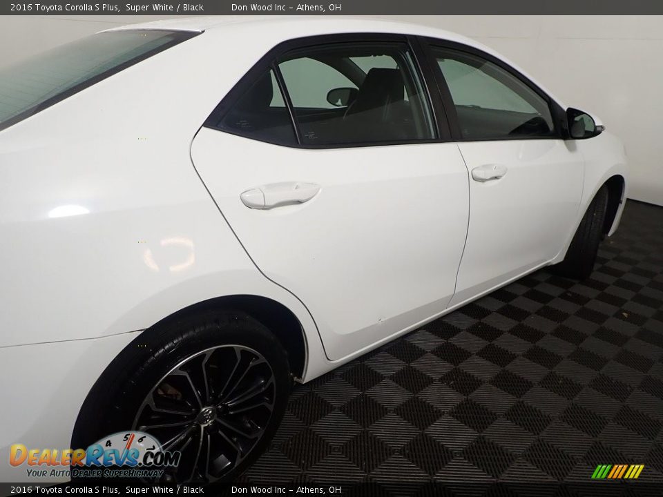 2016 Toyota Corolla S Plus Super White / Black Photo #19