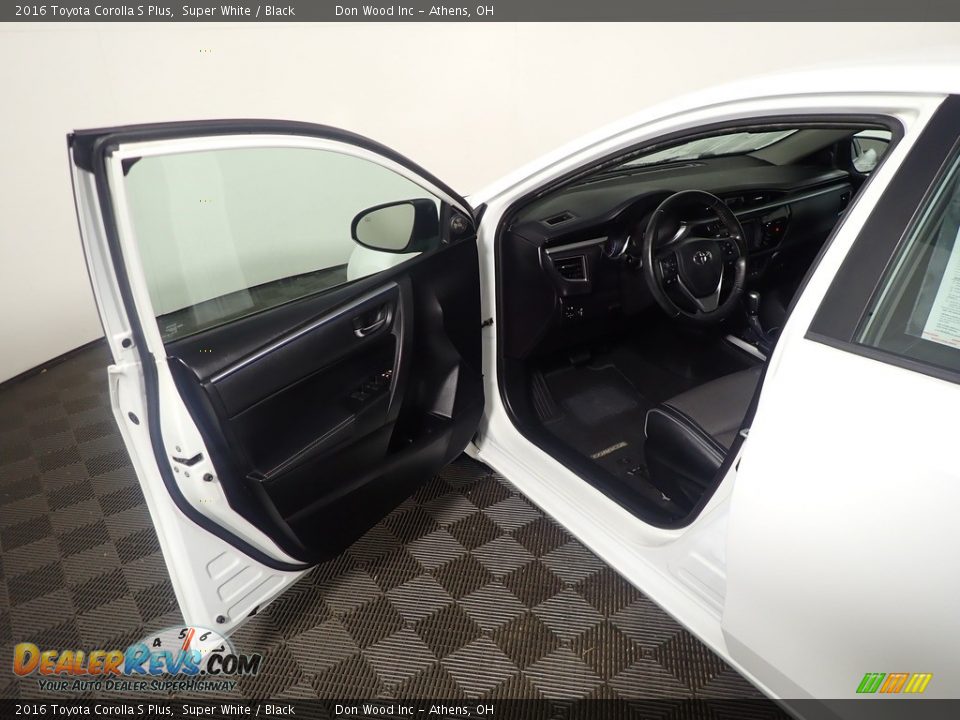 2016 Toyota Corolla S Plus Super White / Black Photo #20