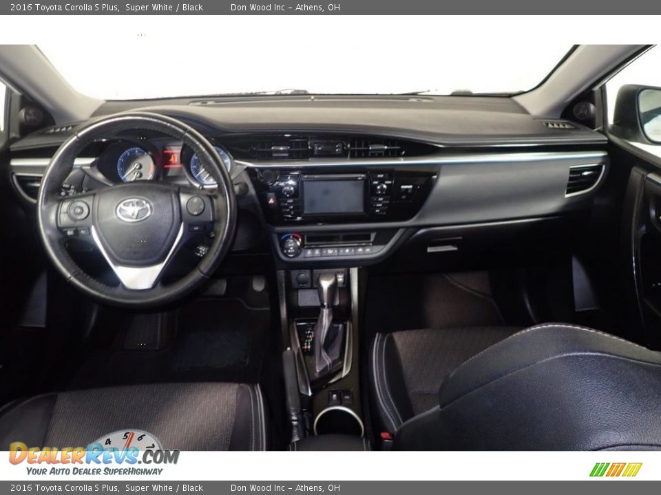 2016 Toyota Corolla S Plus Super White / Black Photo #24