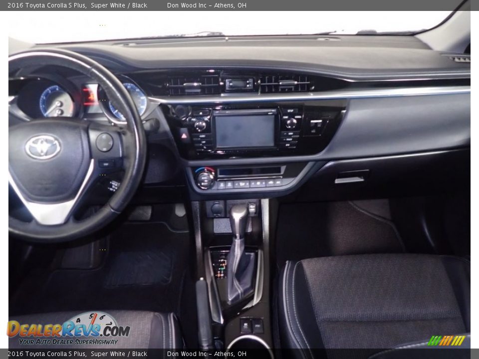 2016 Toyota Corolla S Plus Super White / Black Photo #25