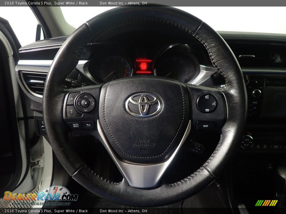 2016 Toyota Corolla S Plus Super White / Black Photo #27