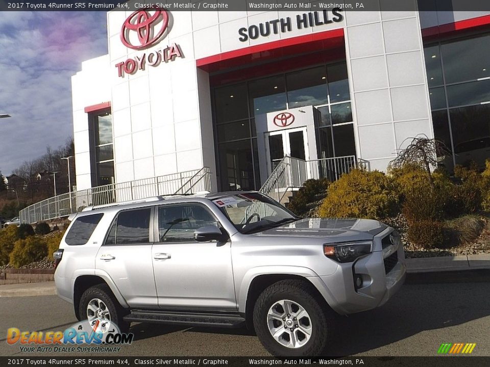 2017 Toyota 4Runner SR5 Premium 4x4 Classic Silver Metallic / Graphite Photo #2