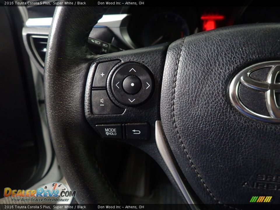 2016 Toyota Corolla S Plus Super White / Black Photo #29